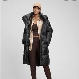 BLACK GAP midi puffer coat